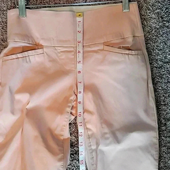 Apt 9 Petite Women's Pale Pink Pull On Stretch CAPRIS - Picture 10 of 10